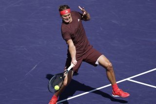 Alexander Zverev a été sorti dès son entrée en lice à Indian Wells KEYSTONE/EPA/JOHN G. MABANGLO